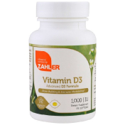 Zahler Витамин D3 Продвинутая формула витамина D3 1000 МЕ 120 мягких капсул (Discontinued Item)