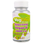 VegLife Максимум витамина D растительного происхождения 2000 МЕ 100 таблеток