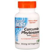 Doctor&#x27;s Best Curcumin Phytosome с Meriva 500 мг 60 растительных капсул