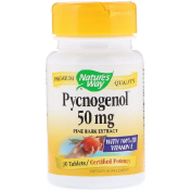 Nature&#x27;s Way Пикногенол экстракт сосновой коры 50 мг 30 таблеток