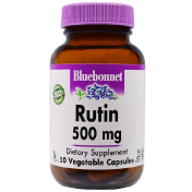 Bluebonnet Nutrition Рутин 500 мг 50 капсул в растительной оболочке