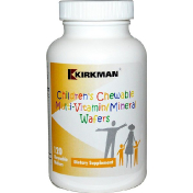 Kirkman Labs Детские жевательные мультивитамины и минералы 120 жевательных таблеток