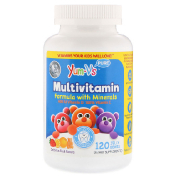 Yum-V&#x27;s Мультивитаминная формула с минералами фруктовый вкус 120 желатиновых медвежат