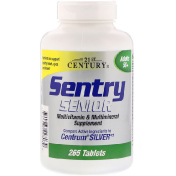 21st Century Sentry Senior мультивитаминная и минеральная добавка для взрослых от 50 лет 265 таблеток