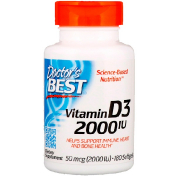 Doctor&#x27;s Best Витамин D3 2000 МЕ 180 мягких таблеток