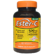 American Health Ester-C с цитрусовыми биофлавоноидами 500 мг 120 капсул