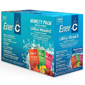 Ener-C Витамин C шипучий растворимый порошок для напитка ассорти 30 пакетиков 9 9 унции (282 5 г)