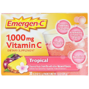 Emergen-C 1000 мг витамина С тропический 30 пакетиков по 9 0 г
