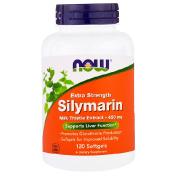 Now Foods "Silymarin" сильнодействующий экстракт расторопши 120 мягких желатиновых капсул с жидкостью