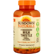 Sundown Naturals Стандартизированная расторопша пятнистая 240 мг 250 капсул