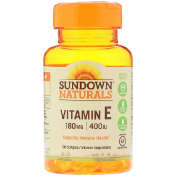 Sundown Naturals Витамин E 180 мг (400 МЕ) 100 мягких таблеток