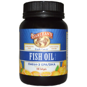 Barlean&#x27;s Свежий улов пищевая добавка с рыбим жиром Омега-3 EPA / DHA апельсиновый аромат 100 мягких капсул