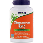 Now Foods Cinnamon Bark 600 mg 240 Veg Capsules
