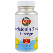 KAL пастилки с мелатонином натуральный лимонный вкус 5 мг 60 пастилок