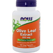 Now Foods Экстракт из листьев оливкового дерева 500 мг 120 растительных капсул
