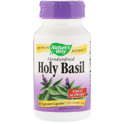 Nature&#x27;s Way Holy Basil Standardized 60 Vegetarian Capsules