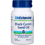 Life Extension Масло семян черного тмина 60 жевательных капсул