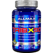 ALLMAX Nutrition TribX90 Ultra-Concentrated Bulgarian Tribulus 90% Furostanolic Saponins 750 mg 90 Capsules