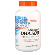 Doctor&#x27;s Best Calamari DHA 500 with Calamarine 500 mg 180 Softgels