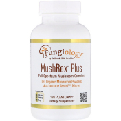 California Gold Nutrition Микология MushRex Plus грибной комплекс полного спектра сертифицированный органический Immune Assist™ Микрон 120 вегетарианских капсул
