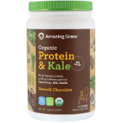 Amazing Grass Органический протеин и капуста продукт на растительной основе мягкий шоколадный вкус 19 6 унц. (555 г)