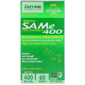 Jarrow Formulas SAM-e (S-аденозил-L-метионин ) 400 60 таблеток