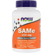 Now Foods SAMe 200 мг 120 вегетарианских капсул