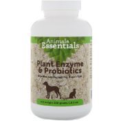 Animal Essentials Растительные энзимы и пробиотики Для собак и кошек 10 6 унц. (300 г)