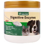 NaturVet Пищеварительные ферменты плюс пробиотик для собак и кошек порошок 8 унций (227 г)