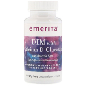 Emerita DIM с D-глюкаратом кальция и брокколи 60 безсоевых вегетарианских капсул