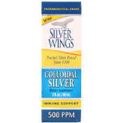 Natural Path Silver Wings Коллоидное серебро 500 частей на миллион 2 жидких унций (60 мл)