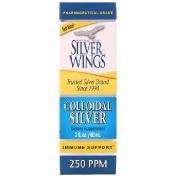 Natural Path Silver Wings Коллоидное серебро 250 частей на миллион 2 жидких унции (60 мл)