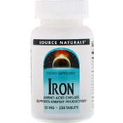 Source Naturals Железо 25 мг 250 таблеток