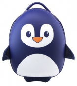 Чемодан Anilove Пингвин Фред 18 л: 40х30х23 см (синий)