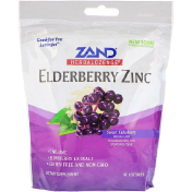Zand HerbaLozenge Elderberry Zinc Sweet Elderberry 80 Lozenges