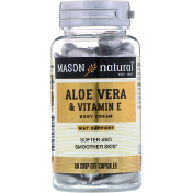 Mason Natural Алоэ вера и витамин Е натуральный крем 60 отрезных капсул