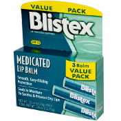Blistex Бальзам для губ с лечебным действием Защита губ / Солнцезащитный фильтр SPF 15 в упаковке 3 бальзама 0 15 унции (4 25 г) каждый