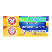 Arm & Hammer Advance White Extreme Whitening Toothpaste Clean Mint Twin Pack 6.0 oz (170 g) Each