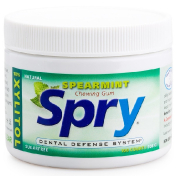 Xlear Spry жевательная резинка мята без сахара 100 штук (108 г)