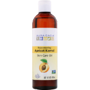 Aura Cacia Натуральное масло для ухода за кожей из абрикосовых косточек 16 жидких унций (473 мл)