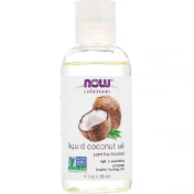Now Foods Solutions жидкое кокосовое масло беспримесное фракционированное 4 ж. унц. (118 мл)