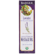 Badger Company Массажное масло для ароматерапии лаванда с бергамотом и бальзамом пихты 4 жидких унции (118 мл)