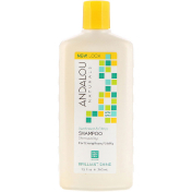 Andalou Naturals Shampoo Brilliant Shine For Strength and Vitality Sunflower & Citrus 11.5  fl oz (340 ml)