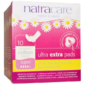Natracare Органические и натуральные прокладки Ultra Extra супер 10 прокладок