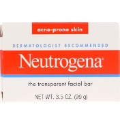 Neutrogena Прозрачное мыло для склонной к акне кожи лица 3 5 унц. (99 г)