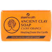 Zion Health Древнее глиняное мыло гвоздика и апельсин 6 унц. (170 г)