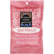 One with Nature Dead Sea Spa минеральные соли смесь для спа с запахом лепестков розы 70 г