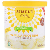 Simple Mills Органический продукт ванильный иней с кокосовым маслом 10 унций (283 г)