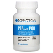 Lake Avenue Nutrition PEA (пальмитоилэтаноламид) с PQQ 30 растительных капсул