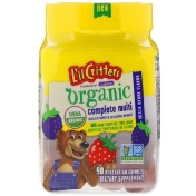 L&#x27;il Critters Organic Complete Multi Mixed Berry 90 Vegetarian Gummies